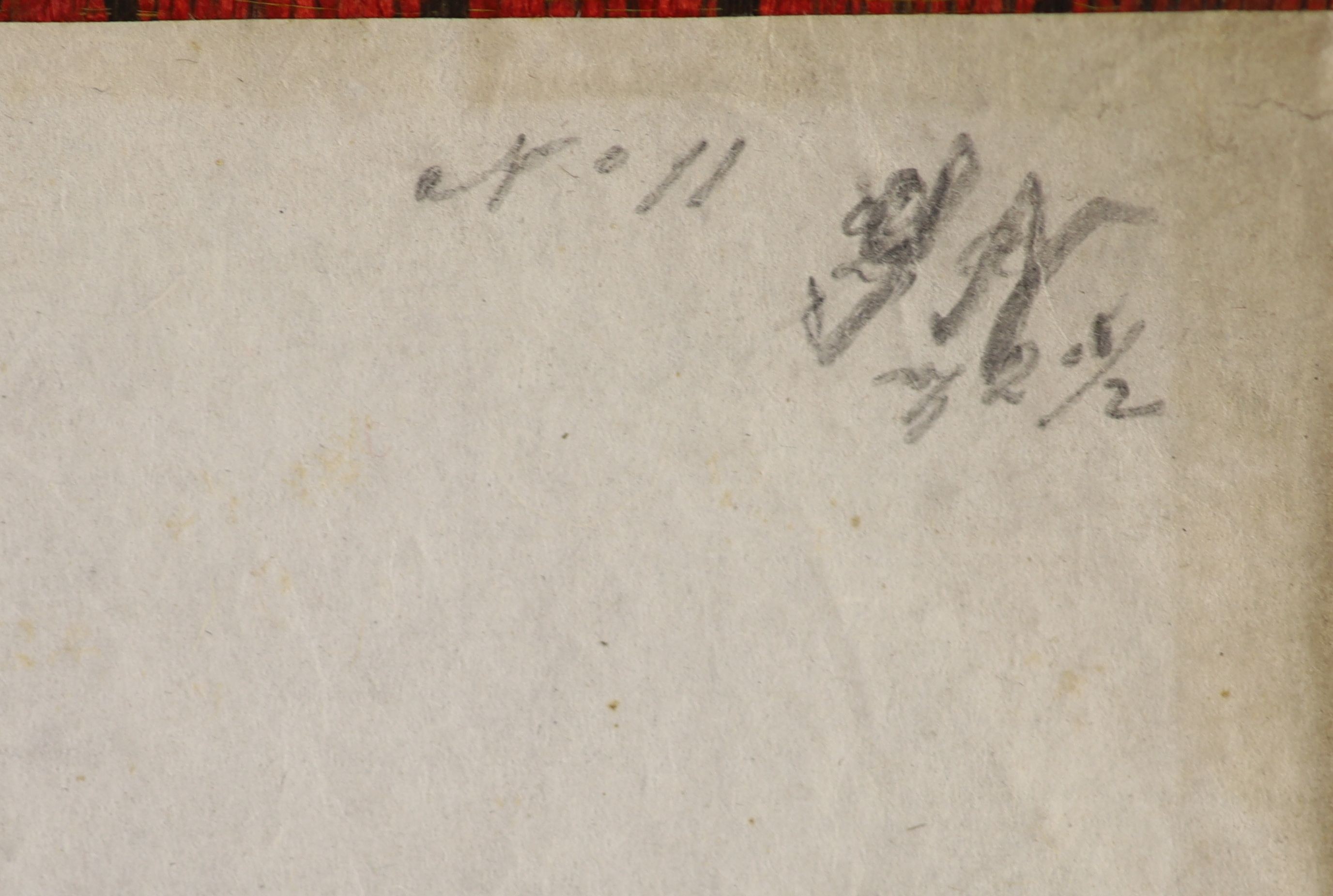 A Chinese album of twelve pith paintings of flowers and butterflies, 19th century, 17 x 24 cm